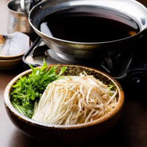 地鶏の鶏すき焼き鍋 1人前