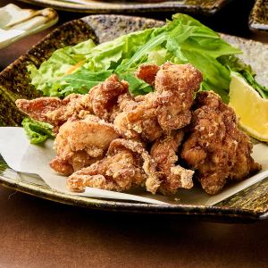 若鶏の昆布締め唐揚げ