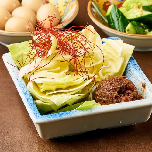 旨辛自家製肉味噌キャベツ