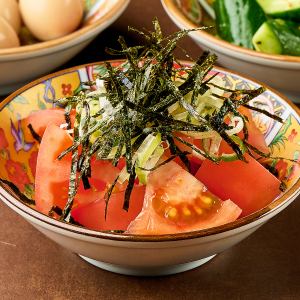 冷やしトマトの白だし浸し