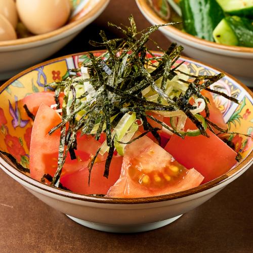 冷やしトマトの白だし浸し