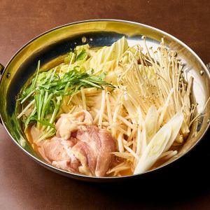 地鶏の自家製和風味噌チゲ 1人前