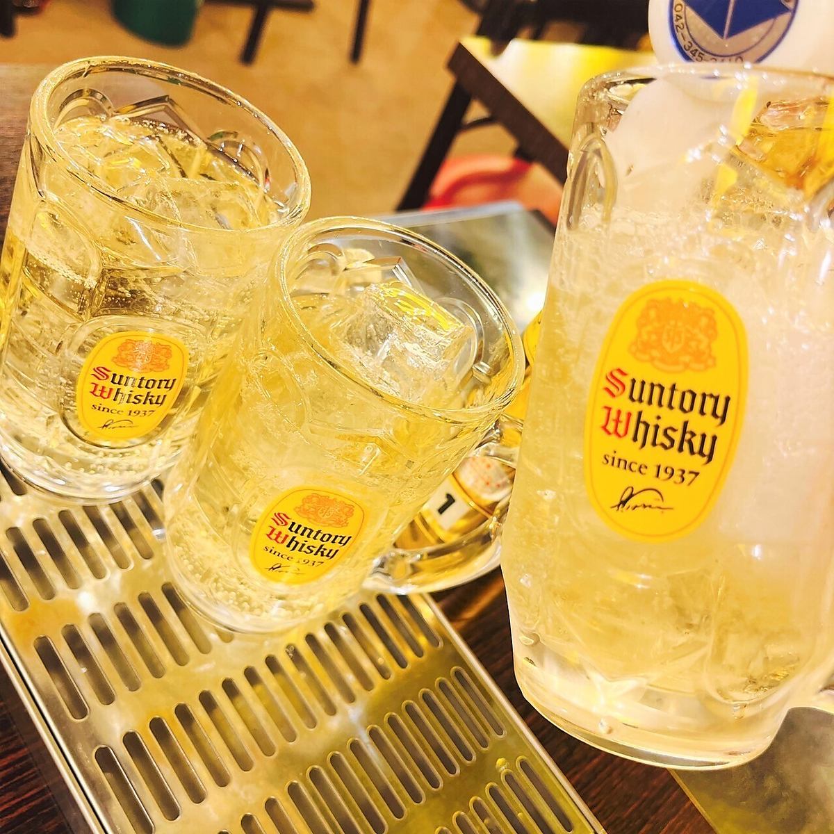 The all-you-can-drink corner highball is 0 yen for 90 minutes!