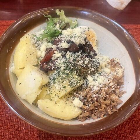 自分で混ぜる♪大人のポテトサラダ