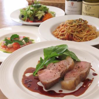 ◆大皿シェアコースAプラン◆120分飲み放題付カジュアルフレンチコース　　6000円(税込)