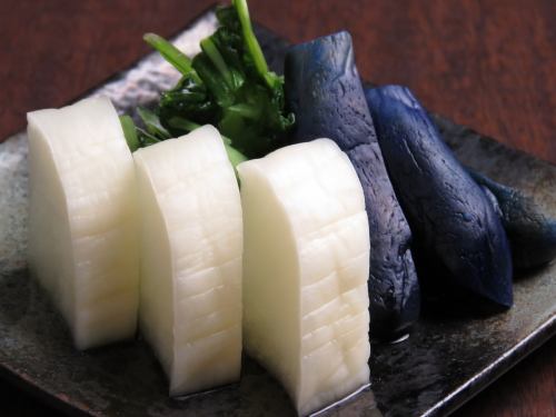 つけもの盛り合わせ