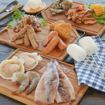 【手ぶらBBQセット・デラックスプラン】