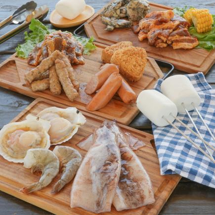 【手ぶらBBQセット・デラックスプラン】