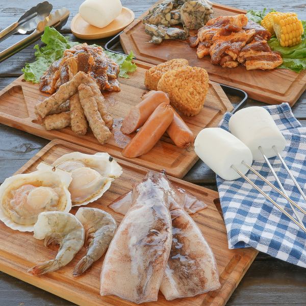 手ぶらでOK！フラッと気軽にバーベキューが楽しめる♪
