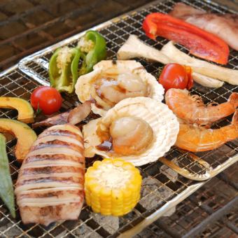 【持ち込みBBQプラン】（平日）