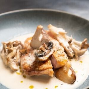 鶏もも肉のクリーム煮