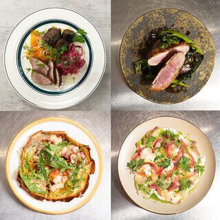 ★当店一番人気★おひとり様3000円＋税でカジュアルフレンチシェアコース◎全４品　3,300円（税込）