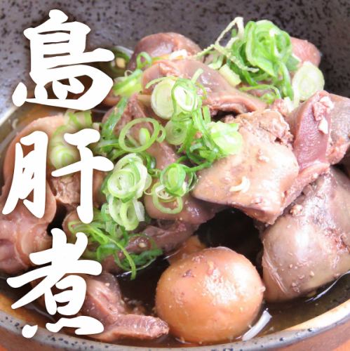 ＜おつまみ＞鳥肝煮／肉豆腐