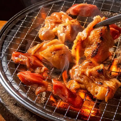 全席対応!七輪の炭焼き