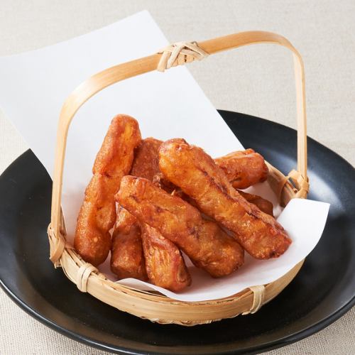 スティック大根の米粉揚