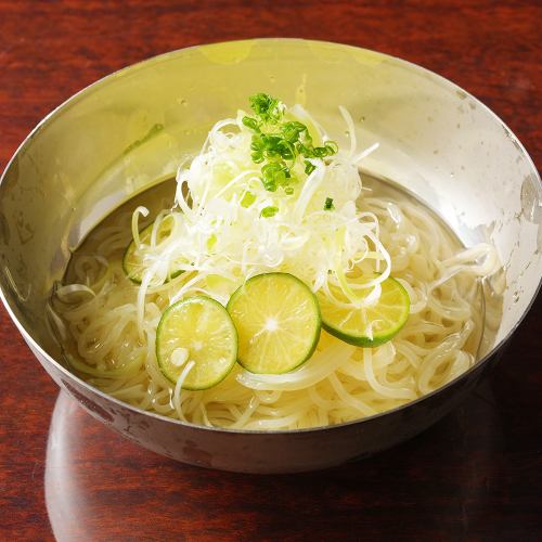 Japanese-style sudachi cold noodles