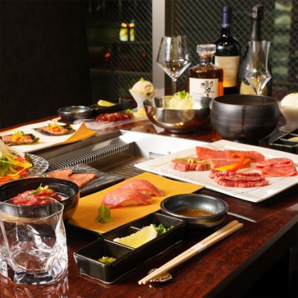 【12월 19일~1월 3일 한정】◆호반 특별 코스◆최고 흑모 일본소를 맛볼 수 있는【16,500엔(부가세 포함)/1분】
