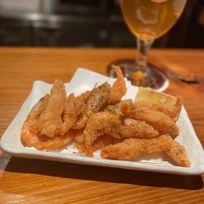 Deep fried sweet shrimp