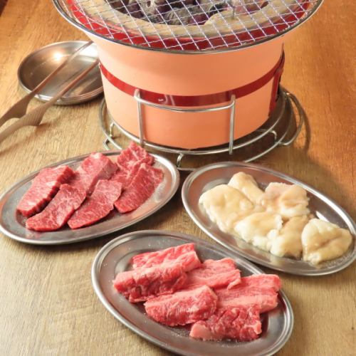 七輪で楽しむ!香ばしさ際立つ本格焼肉