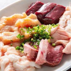 Assortment of 5 types of offal