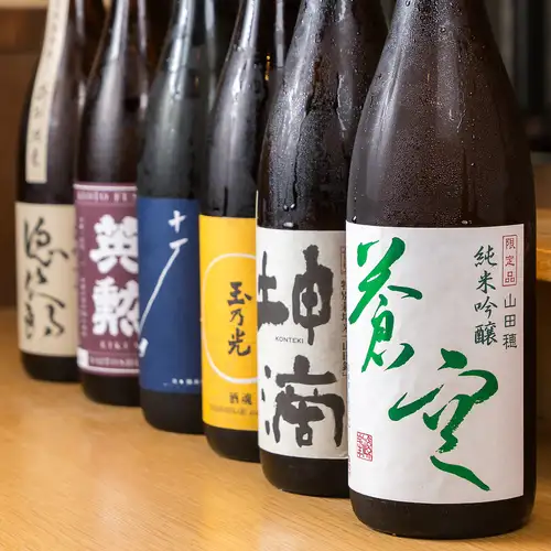 種類豊富な日本酒を味わう