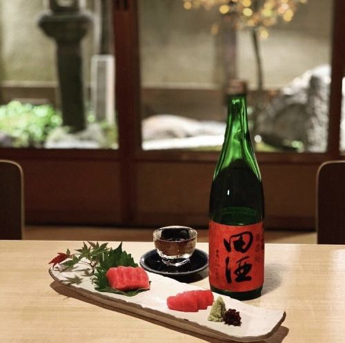 Only dishes that go well with sake!