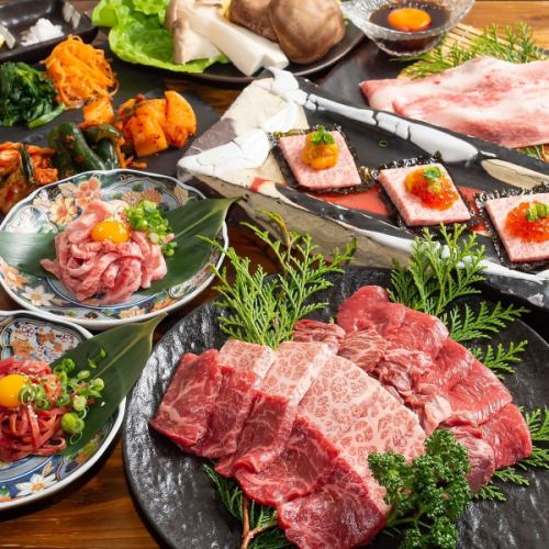 All-you-can-eat 80 kinds of Japanese black beef ♪