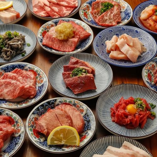 Enjoy all-you-can-eat domestic beef yakiniku at a reasonable price♪ From 4,500 yen