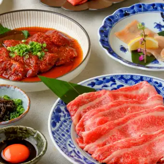 ランチ限定【梅田Lab限定食べ飲み放題】国産焼きしゃぶ&厳選焼肉120分