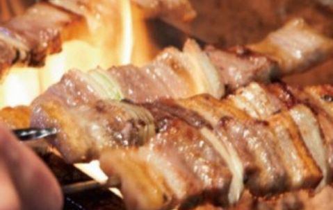 Hakata pork belly skewers