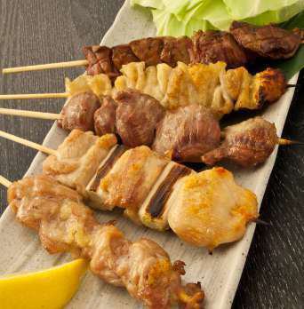 Hakata grilled skewers assortment