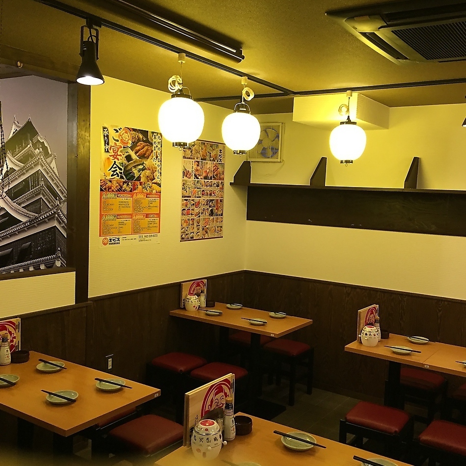 貸切可 ：40～80名様。詳細はお気軽に店舗までご相談ください。