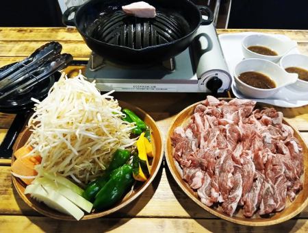 ジンギスカン食べ放題100分