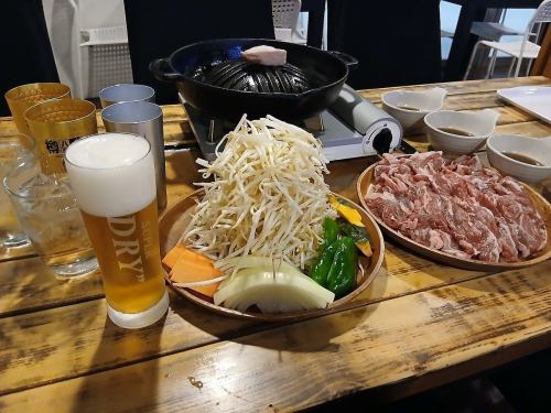 ジンギスカン食べ飲み放題100分