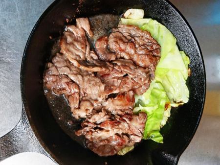 八甲田牛塩ハラミ焼き定食