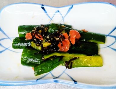 梅たたきキュウリ