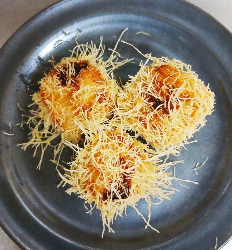 真鱈白子のウニ揚げ