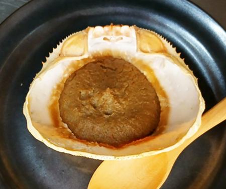 かにみそ甲羅焼き