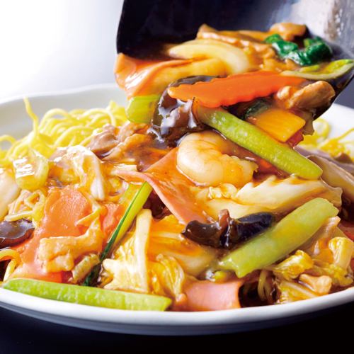 五目豆腐炒麵（醬油炒麵）