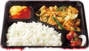 中華の豚生姜焼き弁当