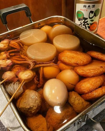 .🍢
If I wear a long-sleeved T-shirt under my T-shirt, it'll be mid-winter!
So how about some oden and hot sake?

#Oden #Hikoma #Shinkame