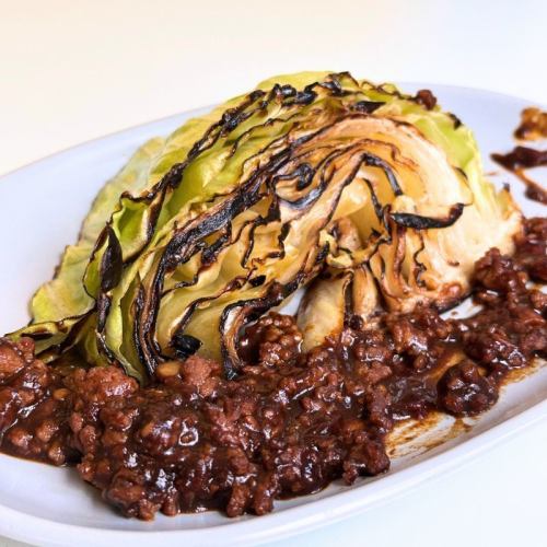 春キャベツのステーキ　回鍋肉仕立て