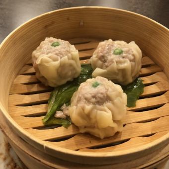 Meat Shumai and Steamed Rice