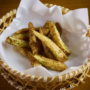 Salted fries with yam