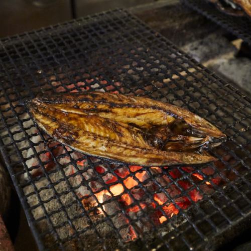 Onahama Bansuke dried mackerel, one fish