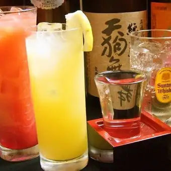 【当日供应!】◆90种饮品!下午5点至晚上10点,5小时畅饮 ⇒ 2500日元