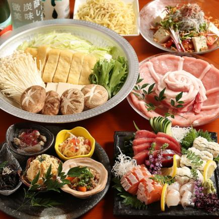 驚愕の5500円ポッキリ!【最大5時間飲み放題◎】お鍋コース (17時~22時まで)