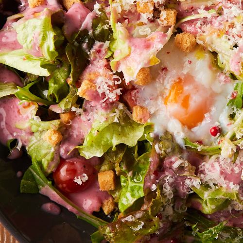 Special Ruby Pink Caesar Salad