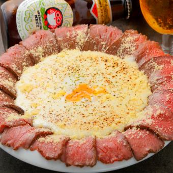 3小時無限暢飲★週五、週六、假日前3小時◎盡情享受奢華與牛料理！ ！ 「義大利派對套餐」4500日圓