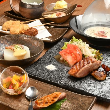 [约会或女孩之夜♪]“鸭套餐”5,500日元（含税）需要在前一天中午12:00之前预订